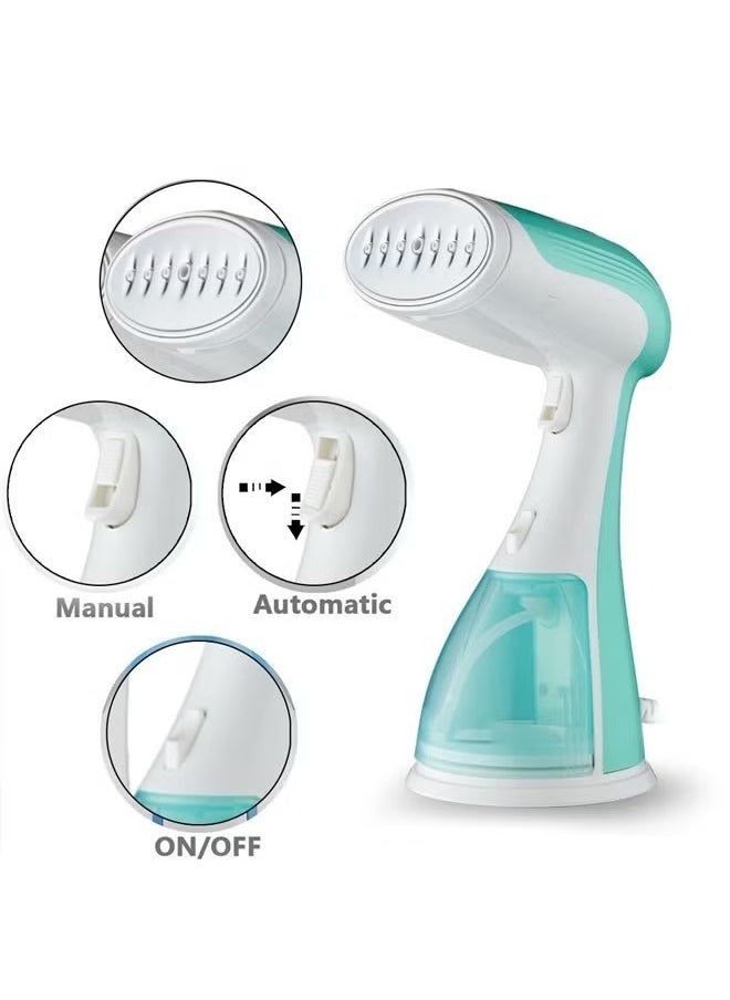 JWSISSIE Garment Steamer Iron,High-Power Handheld Garment Steamer Clothes Steamer Portable Steam Iron 30s Fast Heat-up Ironing Wrinkle Remover -1500W 300ML  - Image 3