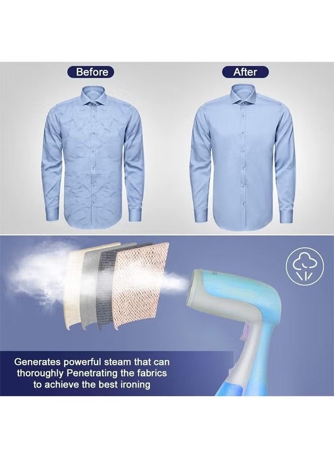 Garment Steamer Iron,High-Power Handheld Garment Steamer Clothes Steamer Portable Steam Iron 30s Fast Heat-up Ironing Wrinkle Remover -1500W 300ML - pzsku/Z7F5C6760C67D65831F0FZ/45/_/1739802020/0acbc8e6-fcce-4ed7-abc9-e0599e0e9080