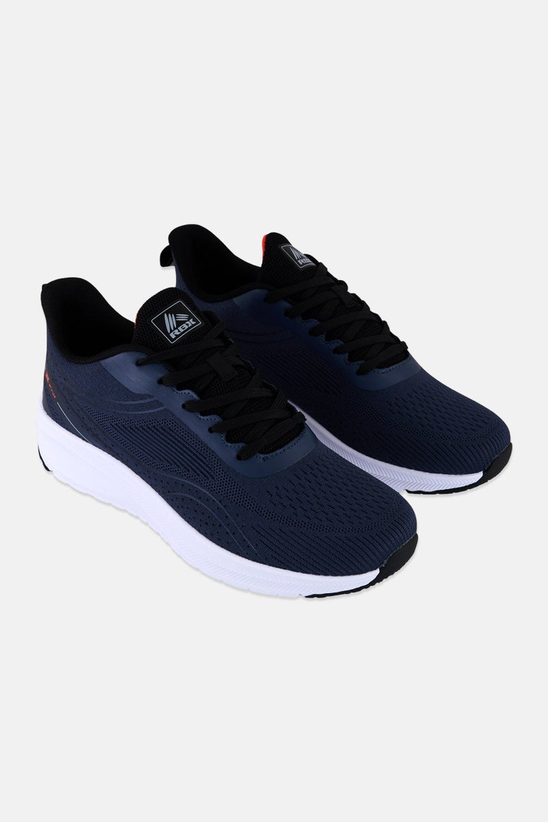 RBX Men Lace Up Hiking Shoes, Navy Blue  - Image 1