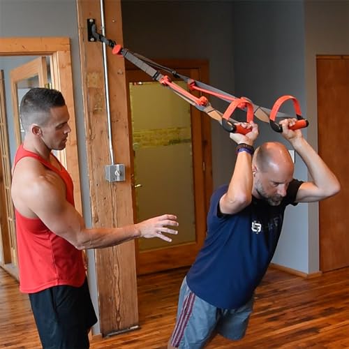 Lifeline Jungle Gym Fitness Suspension Systems and Resistance Training Metal Mounts , Black - Image 2