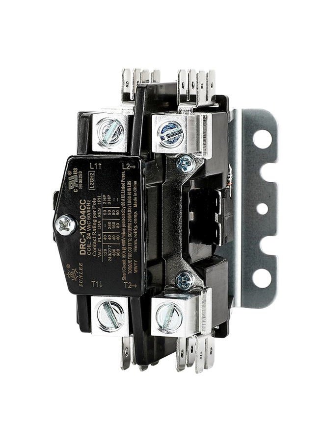 Sunlee UL 1 Pole 40 Amp Contactor with 24V Coil for AC Air Conditioner Condenser Heat Pump Universal Fit - Image 1