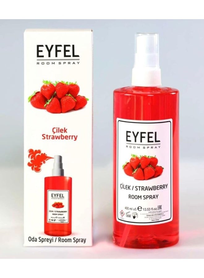 Eyfel Strawberry Room Spray, 400ml, Fresh Fragrance