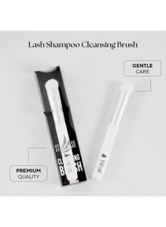 Stacy Lash Eyelash Brush for Cleansing by STACY LASH | Lash Bath Cleaning Brush | Lash Shampoo Brush for Eye Makeup Removing for Lash Extensions &Natural Lashes | Lash Tech Supplies  - Image 2