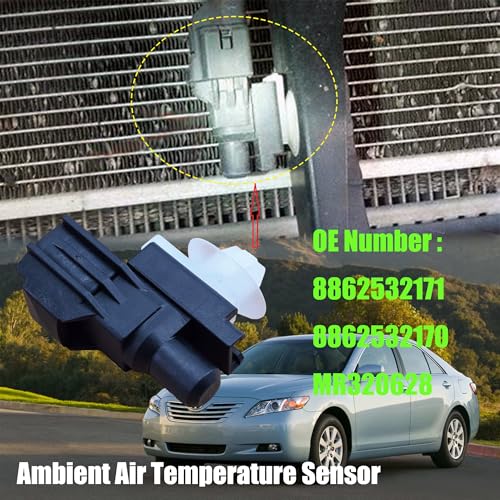 AITKEN Ambient Air Temperature Sensor Compatible with Toyota Camry RAV4 Corolla Prius Subaru Mitsubishi Cadillac Scion Lexus Chrysler Suzuki Dodge Jaguar Ref #88625-32171, MR320628, 0775005191. - Image 2