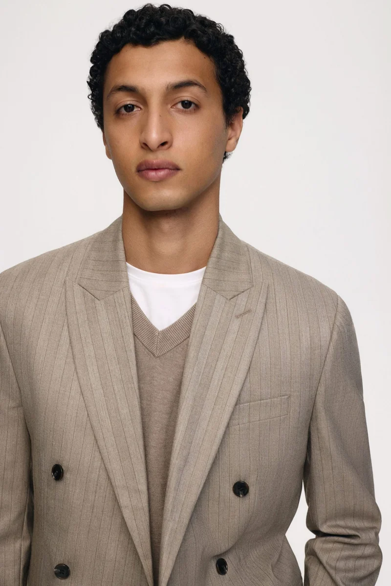H&M  Regular Fit Double-breasted jacket for Men | Best Price UAE