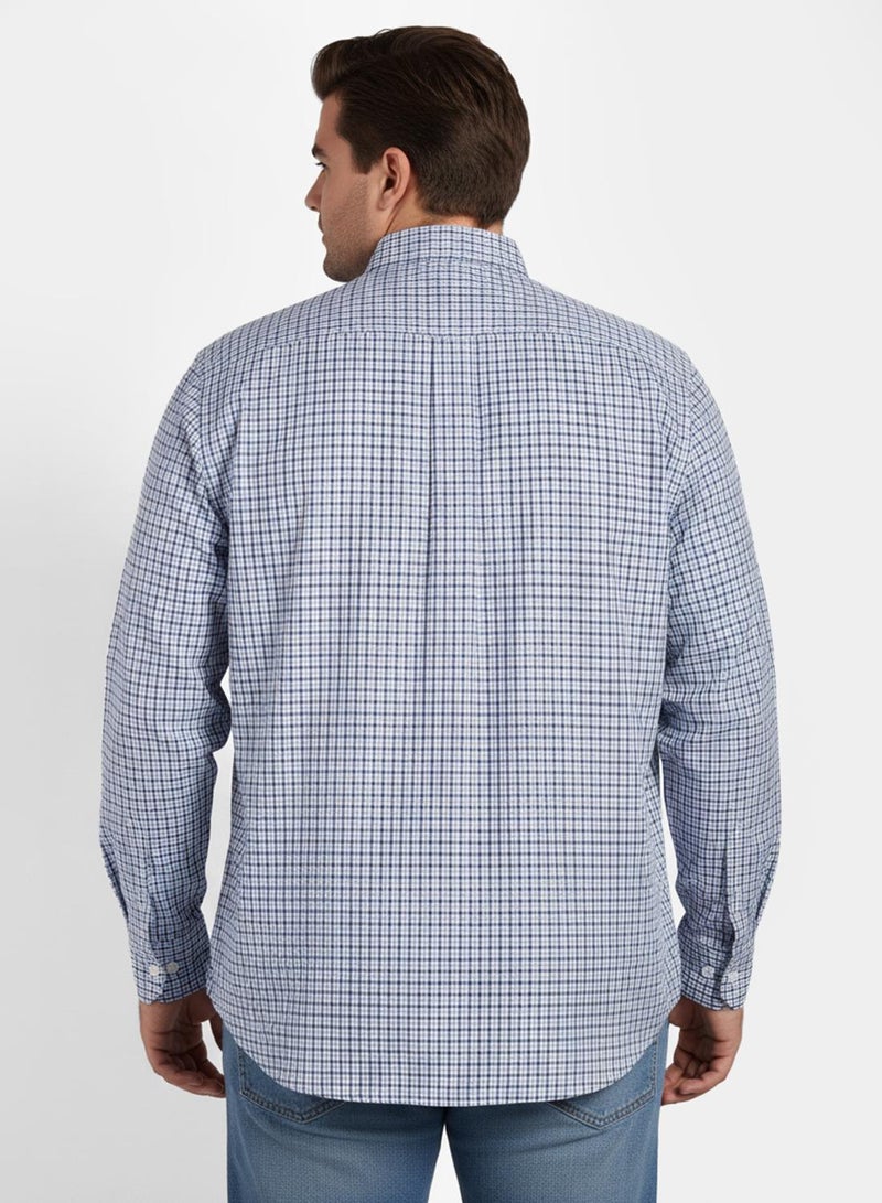 Robert Wood Multi Check Semi Formal Shirt - Image 5