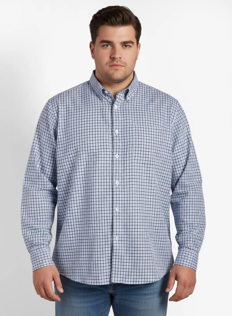 Robert Wood Multi Check Semi Formal Shirt