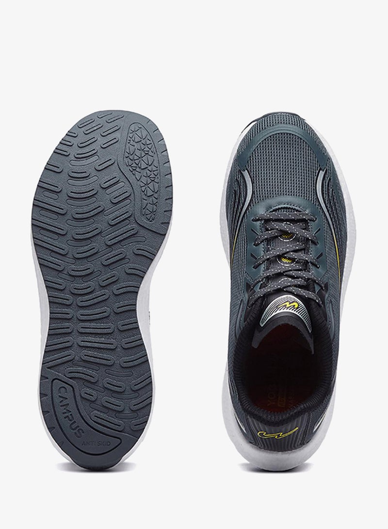CAMPUS Men Jarvis Yoga Max Lace-Up Running Shoes-Dark Grey - Image 3