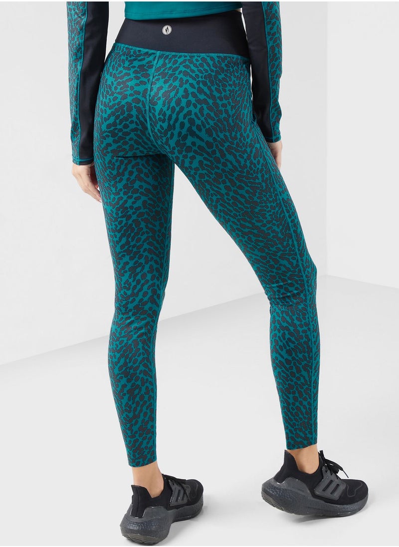 SKECHERS - Dvf Gosculpt Wrap Waist Print Leggings - Image 1