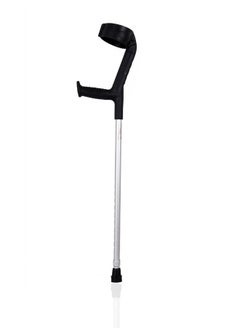 3W Elbow Crutch - Single, Walking Stick Adjustable Height Wrist Handle, Mobility Aids Support Legs suitable for adults, seniors, and individuals with bone fractures