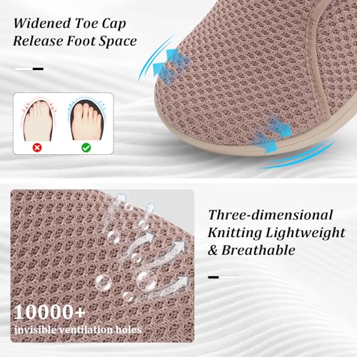 Scurtain Barefoot Minimalist Shoes Womens Cross Training Workout Sneakers Breathable Summer Spring Nurse Shoe Comfy Orange Shoes Casual Wide Walking Shoes Size 10 - Image 2