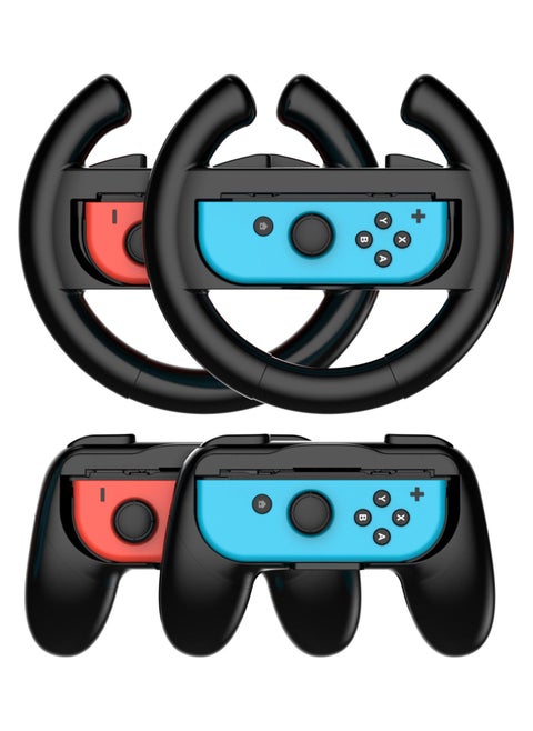 Steering Wheel Grip Set for Nintendo Switch Game Console