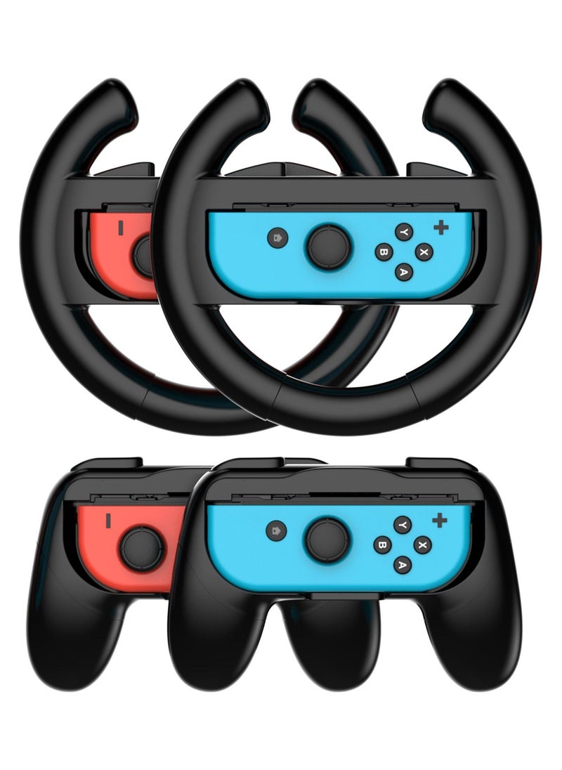 NIBEMINENT Steering Wheel Grip Set for Nintendo Switch Game Console 