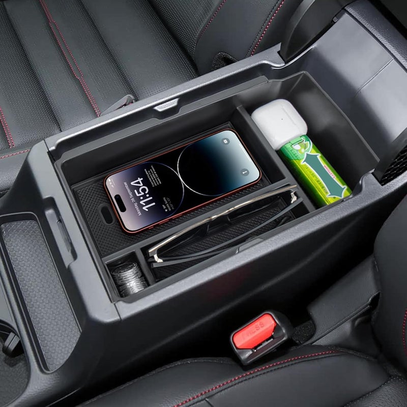 Neepiar Center Console Organizer for 2023-2026 Honda CR-V - ABS Plastic Insert with Coin and Glass Holder - Image 1