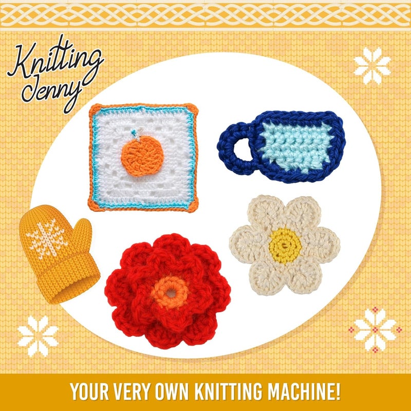 Funskool Handycrafts Knitting Jenny ,Weaving and Knitting Machine , Make scraves, shawls, bags, mufflers , DIY Kit, Ages 7 years and Above, Multicolour - Image 5