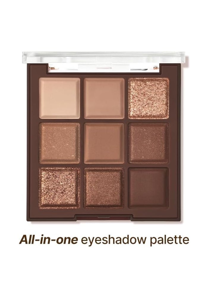 DASIQUE Shadow Palette #11 Chocolate Fudge - 9 Blendable Eye Shadow Shades with Smooth Matte and Shimmer Finishes - Image 3