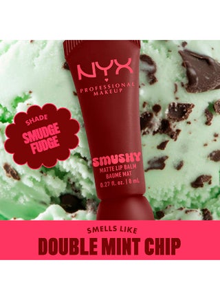 Smushy Matte Lip Balm, Soft Diffused Color, Matte FinishSmudge Fudge - view 3