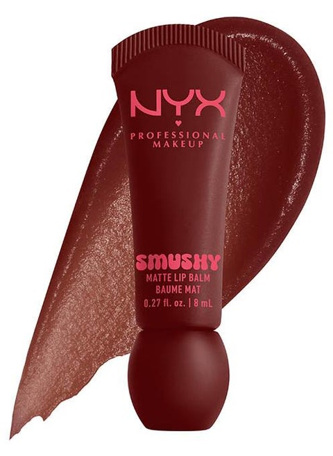 Smushy Matte Lip Balm, Soft Diffused Color, Matte FinishSmudge Fudge