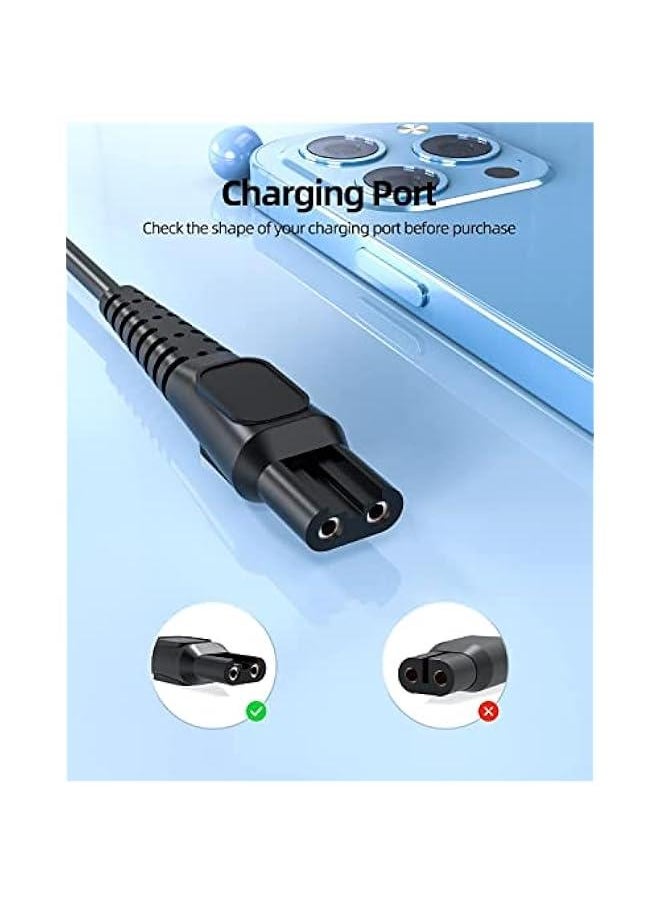 Generic HQ8505 Shaver Charger Cable 5V USB Fit for 3000 5000 7000 Series Norelco HQ8505 mg7750 mg7790 Electric Shaver Replacement Charging Adapter Charging Cord (5V USB)  - Image 4
