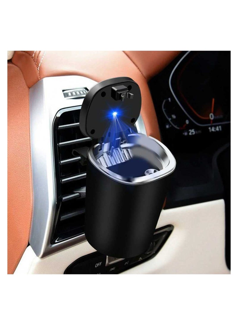 Portable Car Ashtray With LED Light Fits Cup Holder And Air Vent Ash Tray  YD002 - Image 5