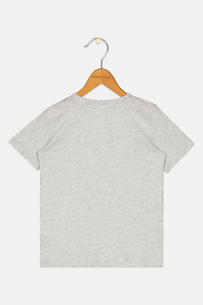 Puma x Paw Patrol Kids Boy Graphic Print Short Sleeve T-Shirt, Grey - Image 2