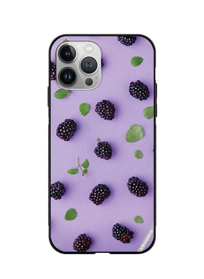 VR CREATIVE Protective Case Cover For Apple iPhone 11 Pro Max Blueberry Design Multicolour - Image 1