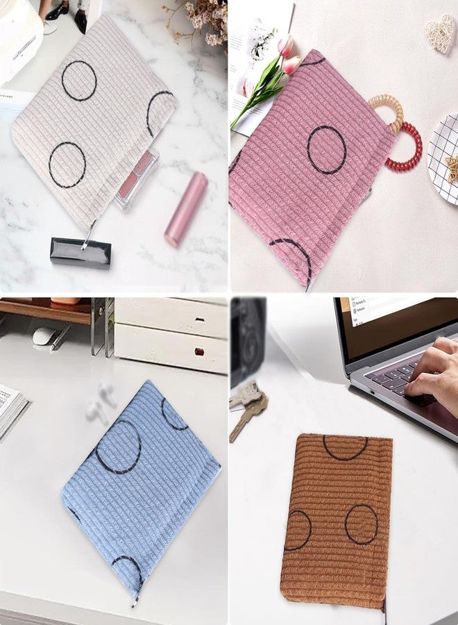 Teircno 2 Pack Coin Purse, Soft Corduroy Coin Purse Pouch with Zipper Cute Coin Purse Mini Change Purse Pouch for Pocket, Small Coin Purse for Women Credit Card Key Lipstick Holder - Image 5