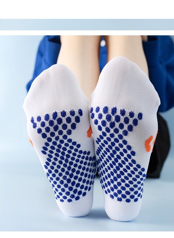 SPORT 4 Pair Medical Short Sports Compression Socks Unisex Cotton Support Socks Men Women Nurse  - Image 5
