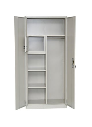 Karnak Steel Metal Filing Cabinet With Key Lock & Shelves Storage Compartment ,Steel wardrobe,Cabinet For Living Room, Kitchen,Office, and School Color Grey - pzsku/Z7F5D48CD0C9D9CF33BFCZ/45/_/1714205977/b746cd45-640b-4525-a149-314e96cb742f