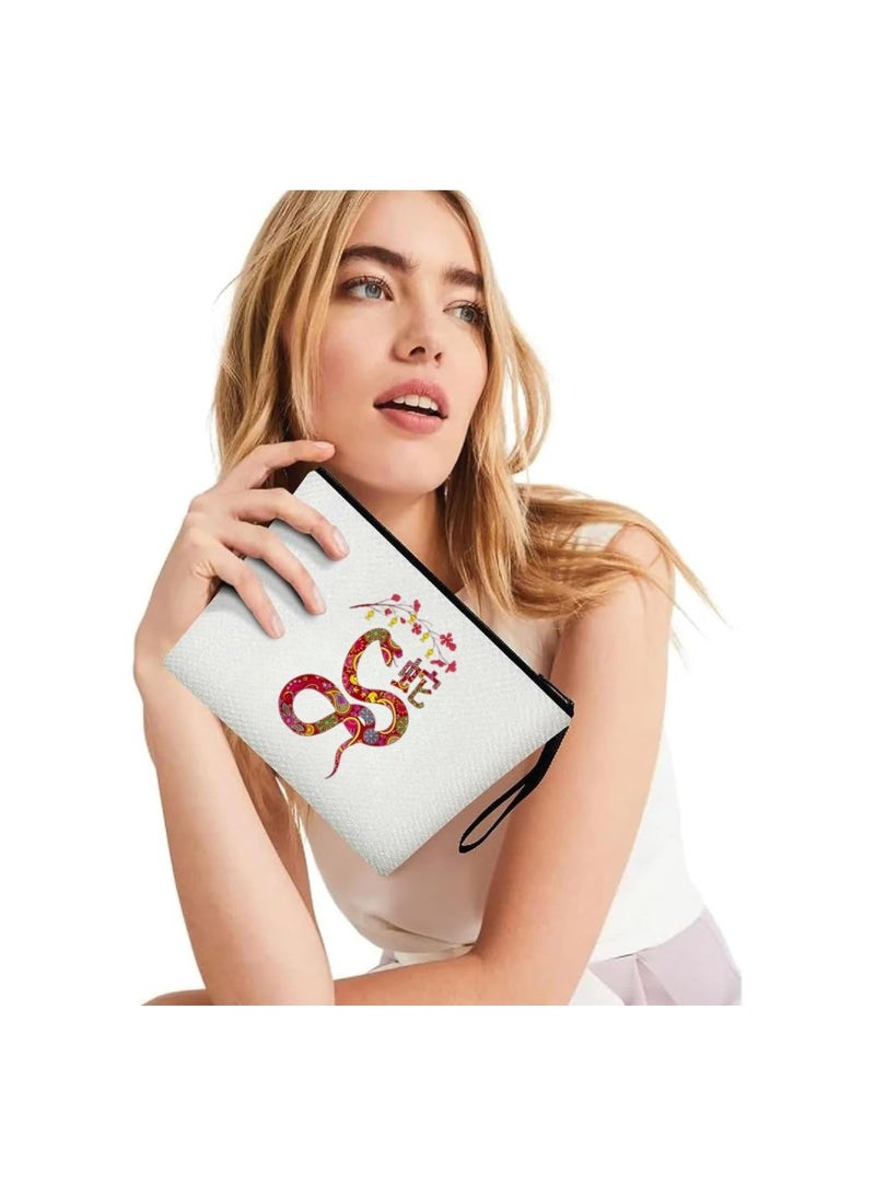 حقيبة مستحضرات التجميل الصينية - منظم مكياج قابل لإعادة الاستخدام صديق للبيئة - مثالي للسفر والاستخدام اليومي والناجين - حقيبة مكياج مثالية بتصميم مطبوع حقيبة مستحضرات تجميل للنساء - Image 3