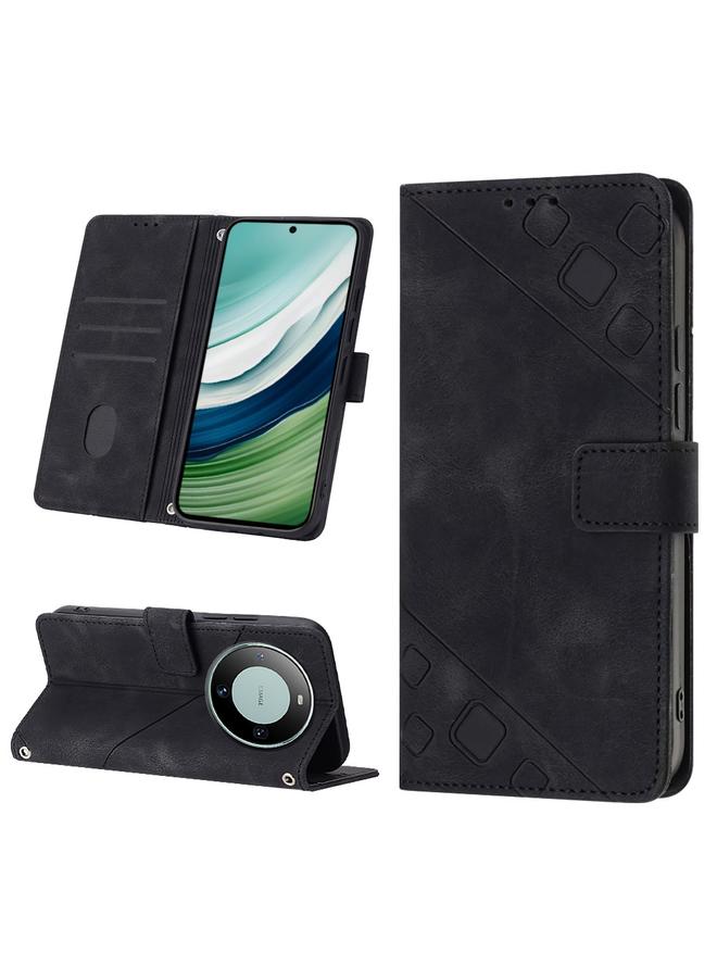 Zaboon Case For Huawei Mate 60 Skin Feel Embossed Leather Phone Case - Image 1