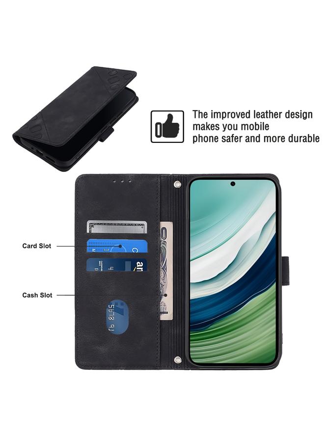 Zaboon Case For Huawei Mate 60 Skin Feel Embossed Leather Phone Case - Image 3