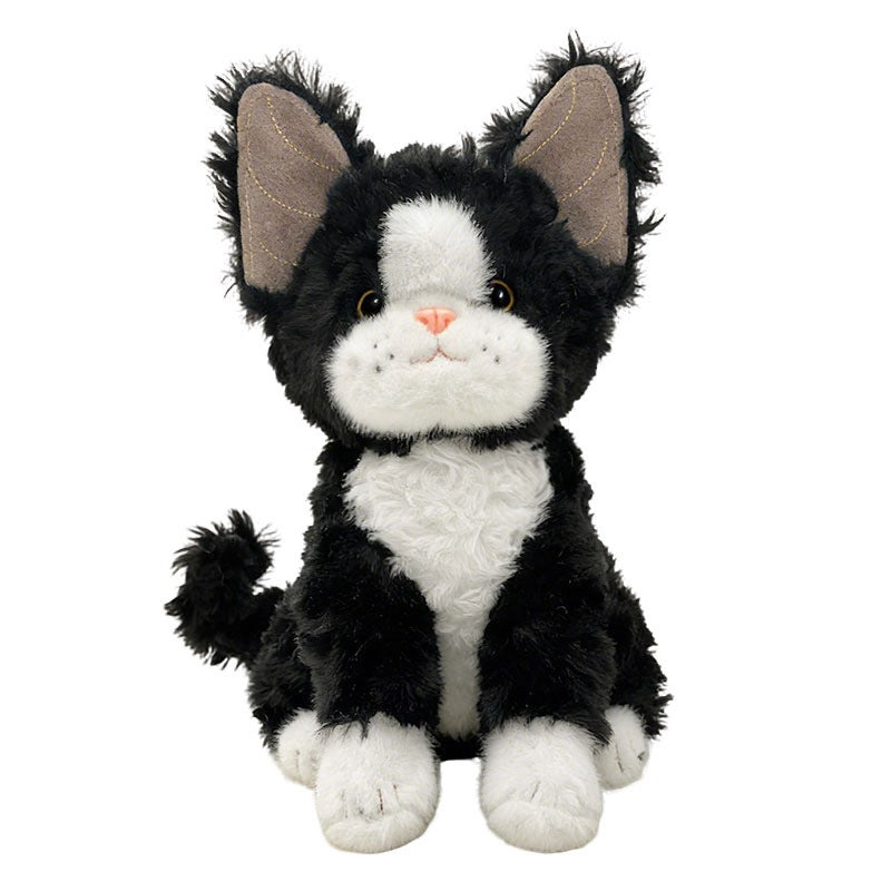 Lifelike Sitting Cat Plush Stuffed Animal Toy for Kids, Sleep Companion - Image 5