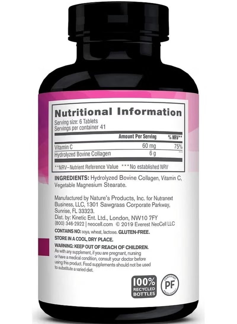 Neocell Super Collagen + Vitamin C 250 tablets - Image 2