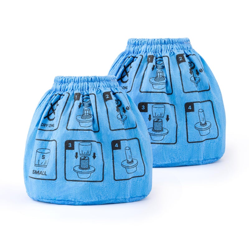SHOPVAC Shop-Vac Non-Woven Cloth Filter Bags â€“ 2 Pack Reusable Filter Replacements, Fits Small Dry Vacuums (7" Ã— 6-1/4" Ã— 3-1/2") - Image 1