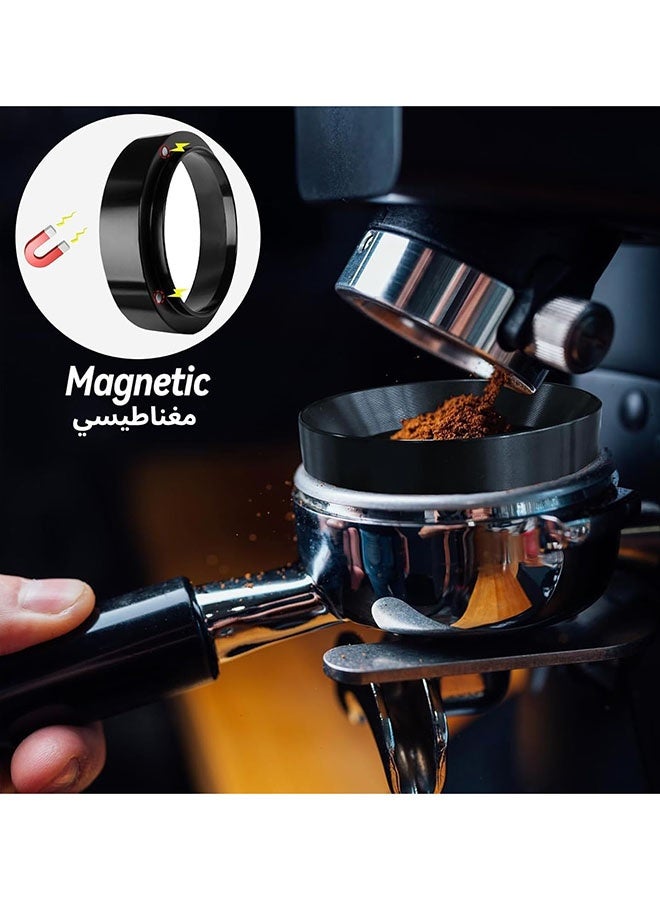 Arabest Coffee Espresso Tamper Set, Coffee Presser Tool Coffee Accessories 51mm Espresso Tamper & WDT Tool, Espresso Dosing Funnel, Silicone Gel Coffee Tamper Mat - Image 5