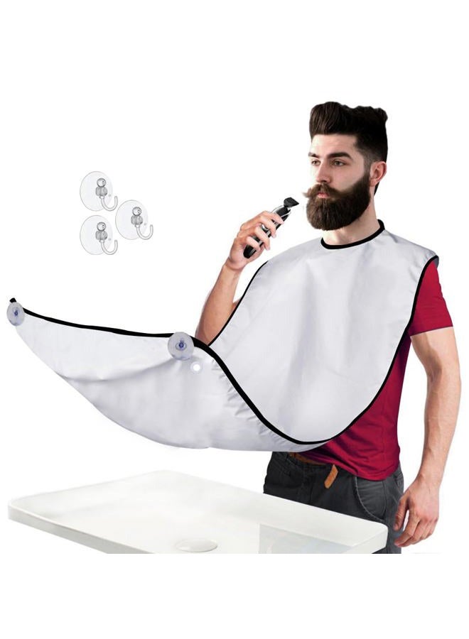 Mobi Lock Beard Shaving Catcher Bib - The Smart Way to Shave - Beard Trimming Apron & Shaving Cape - Perfect Grooming Gift or Men's Birthday Gift - by Mobi Lock - Image 1