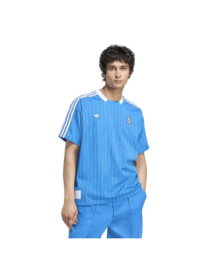 Adidas Real Icon Jsy Blue Football Jerseys For Unisex XS - Image 3