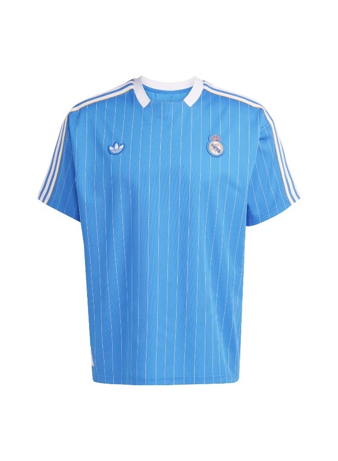 Adidas Real Icon Jsy Blue Football Jerseys For Unisex XS - Image 1