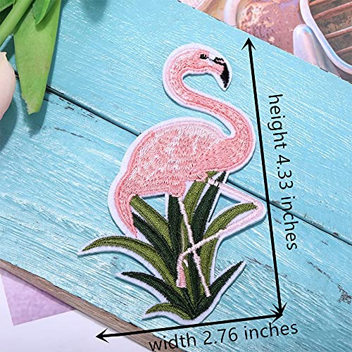 Amlrt HDHYK Flamingo Embroidered Patch Sew on Appliques for Clothes/Backpacks/Jeans/Bags/Bedsheets to Cover Logo/Rip. - Image 5
