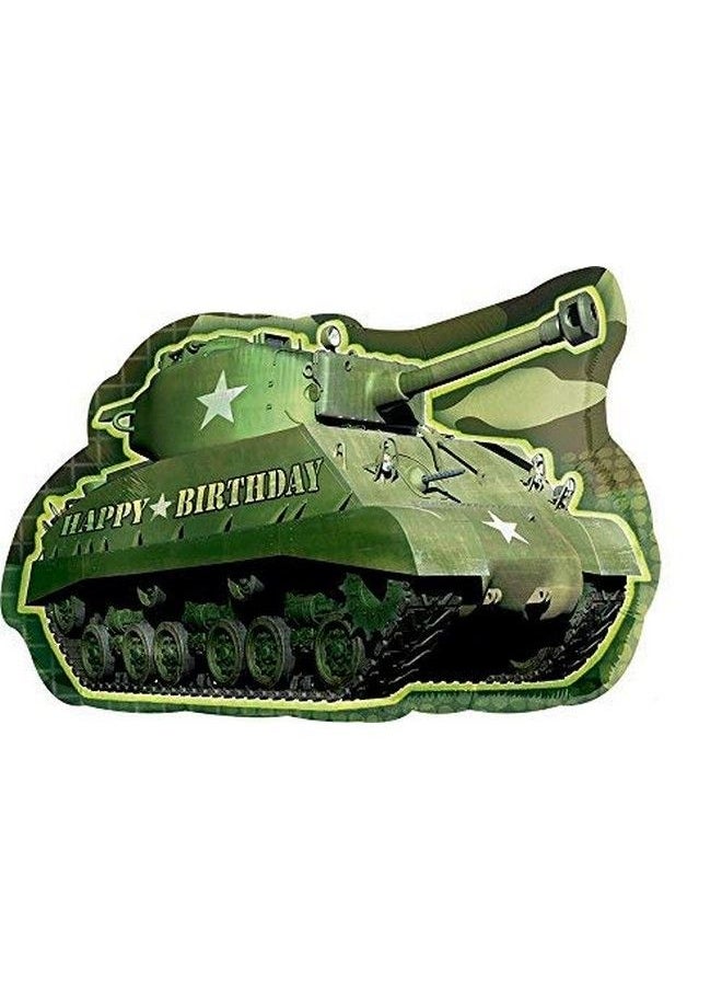 Mayflower Products Army Tank Camouflage Party Supplies Birthday Balloon Bouquet Decorations  - Image 3