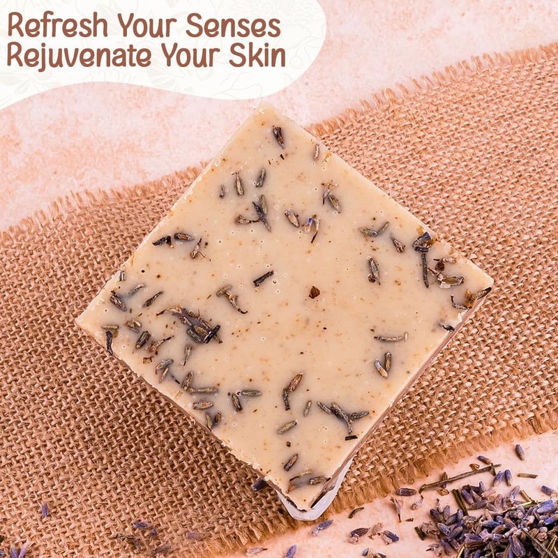 Naturalis Lavender Soaps for Bath Handmade Cold Pressed Soap Infused with lavender oil Natural Luxury Soap for Deep Skin Nourishment Moisturizing and Refreshing 100g - Image 3