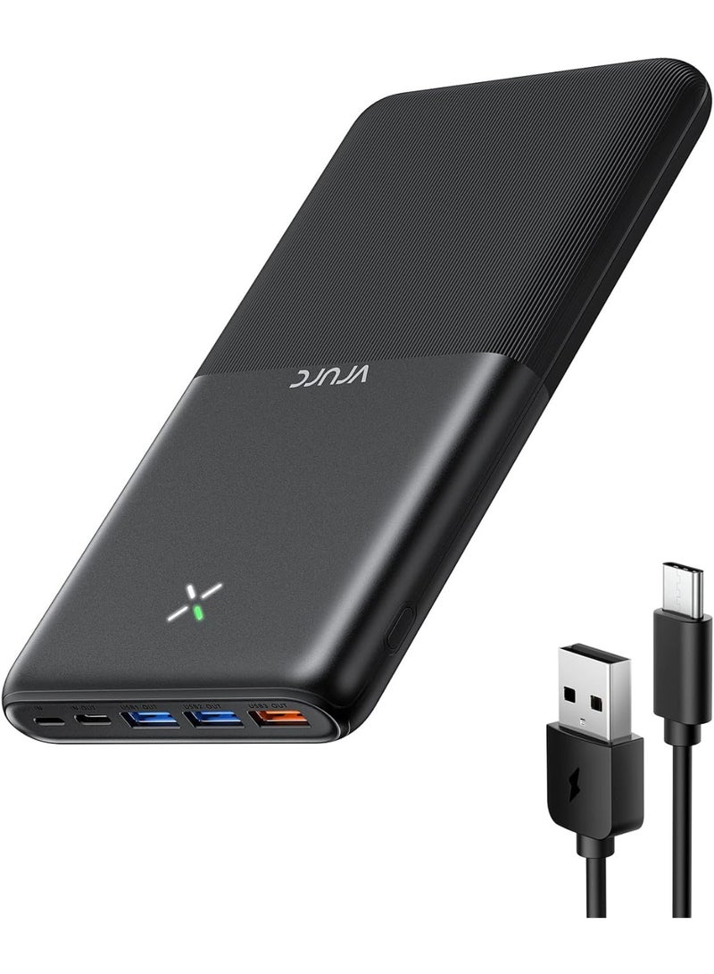 VRURC Power bank 30000mAh,20W Fast Charge PD 18W QC 3.0 USB C Portable Charger Battery Pack With 4 Outputs & 3 Inputs Compatible with iPhone iPad Samsung Huawei Phones Tablet and More - Image 1