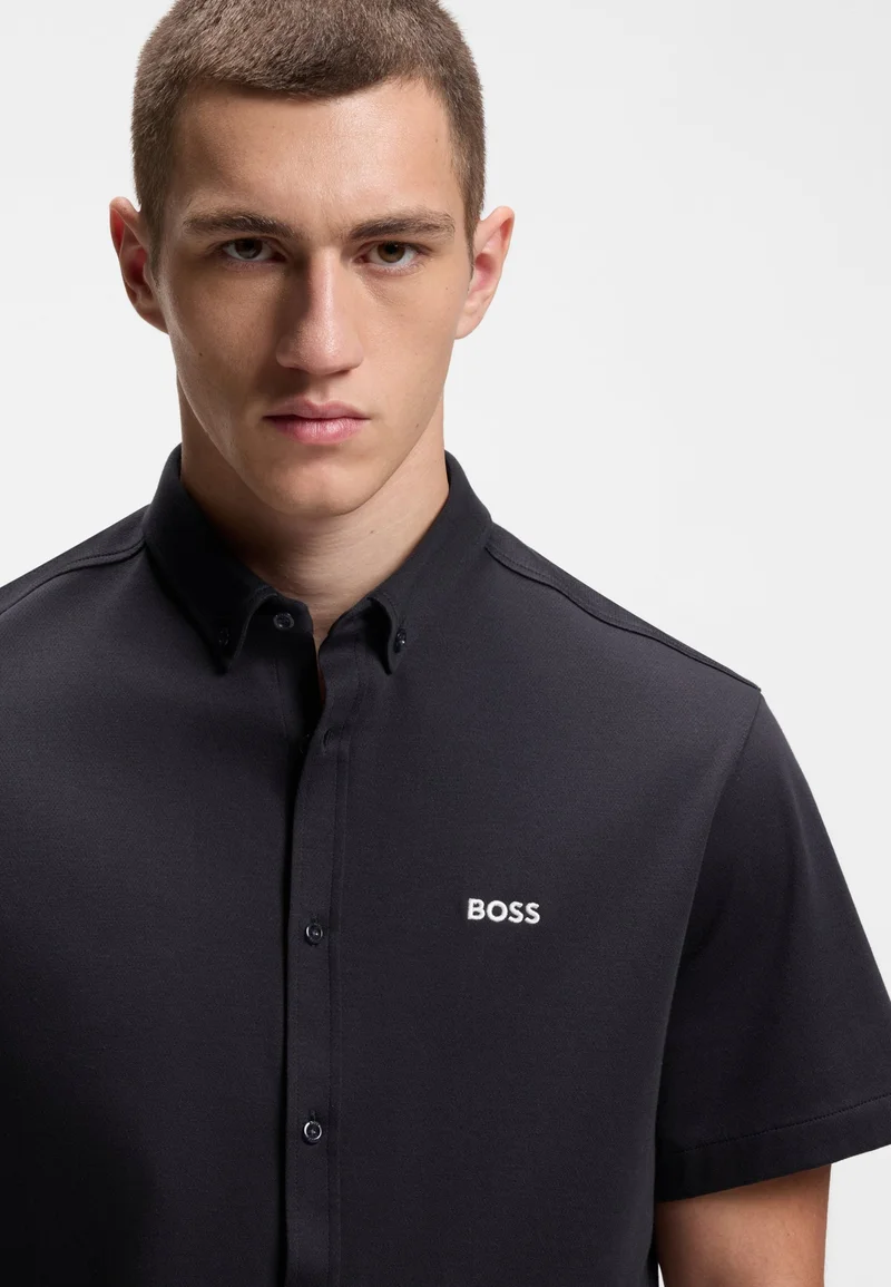 BOSS Regular-fit shirt in cotton jersey