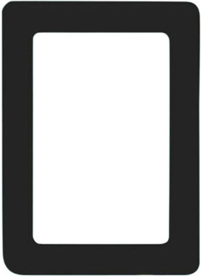 NIBEMINENT Mini Rectangle Magnetic Fridge Photo Frame Black 0.2x24.5x20cm - Image 1