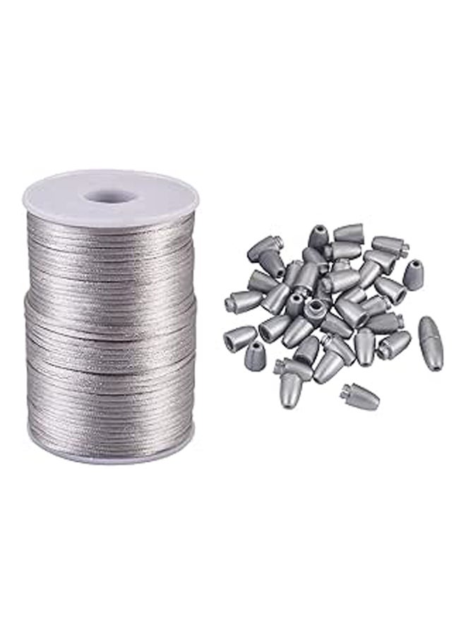 109 ياردة 2.5 ملم من البوليستر الساتان حبال تقليم راتيل ثلاثة - Image 3