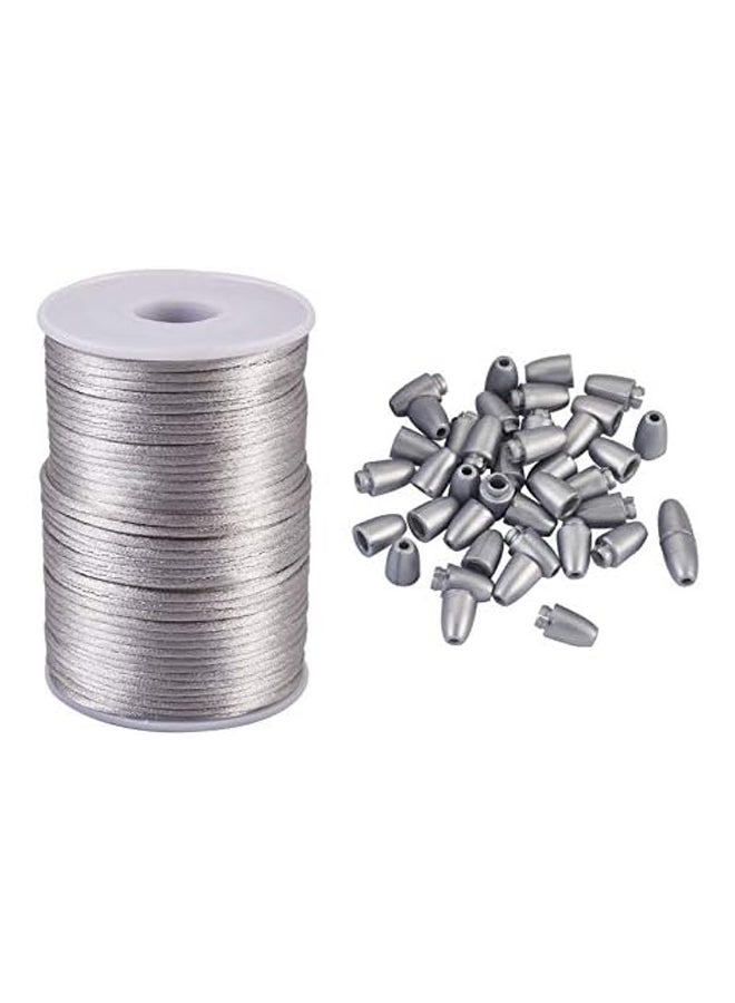 109 ياردة 2.5 ملم من البوليستر الساتان حبال تقليم راتيل ثلاثة - Image 4