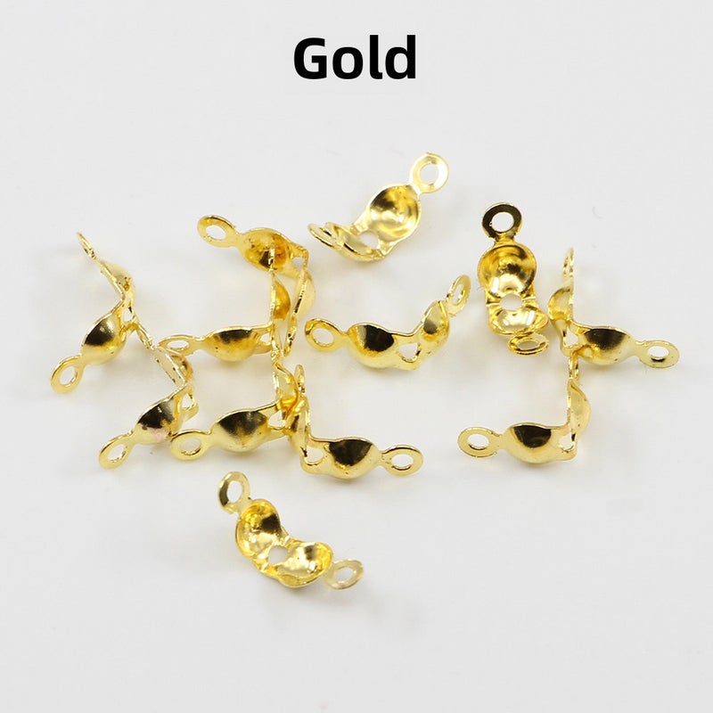 DIY Jewelry Accessories Snap Double-Sided Fasteners Gold 