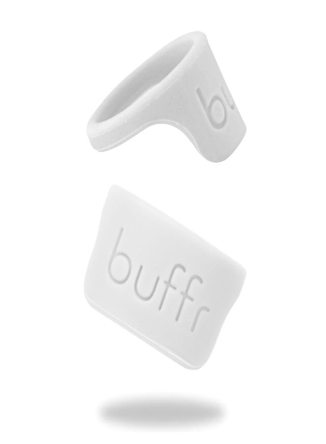 BUFFR Silicone Ring Protector for Working Out - Wedding Ring Protector - Rubber Ring Guard for Women - White, Size 5 - Image 1