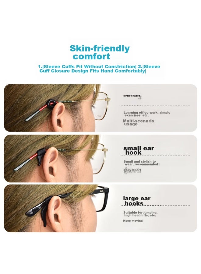 Cool Bosch Kuboshi Gl Anti-slip, Anti-fall Silicone Ear Hooks, Fixing Device, Anti-drop Temple Covers, Eyewear Accessories, Semi-transparent - Image 2